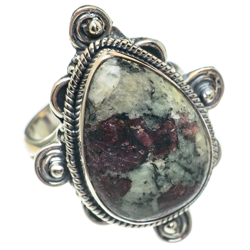 Russian Eudialyte Rings handcrafted by Anasilvercos - RING68940