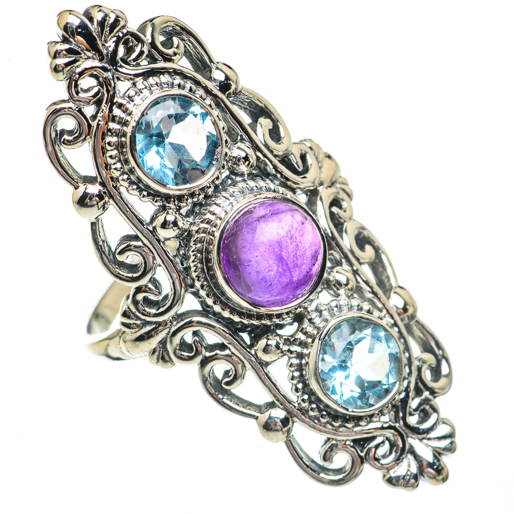 Amethyst Rings handcrafted by Anasilvercos - RING68954