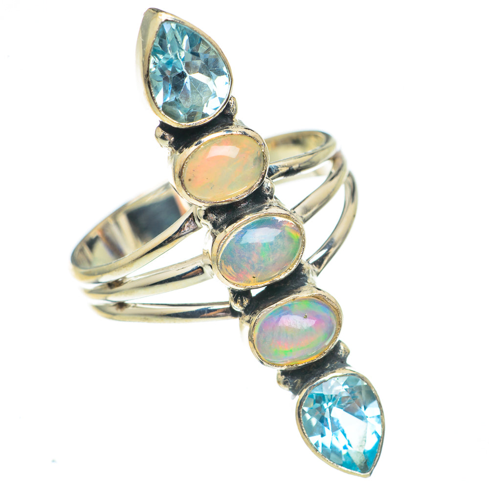 Ethiopian Opal Rings handcrafted by Anasilvercos - RING68955
