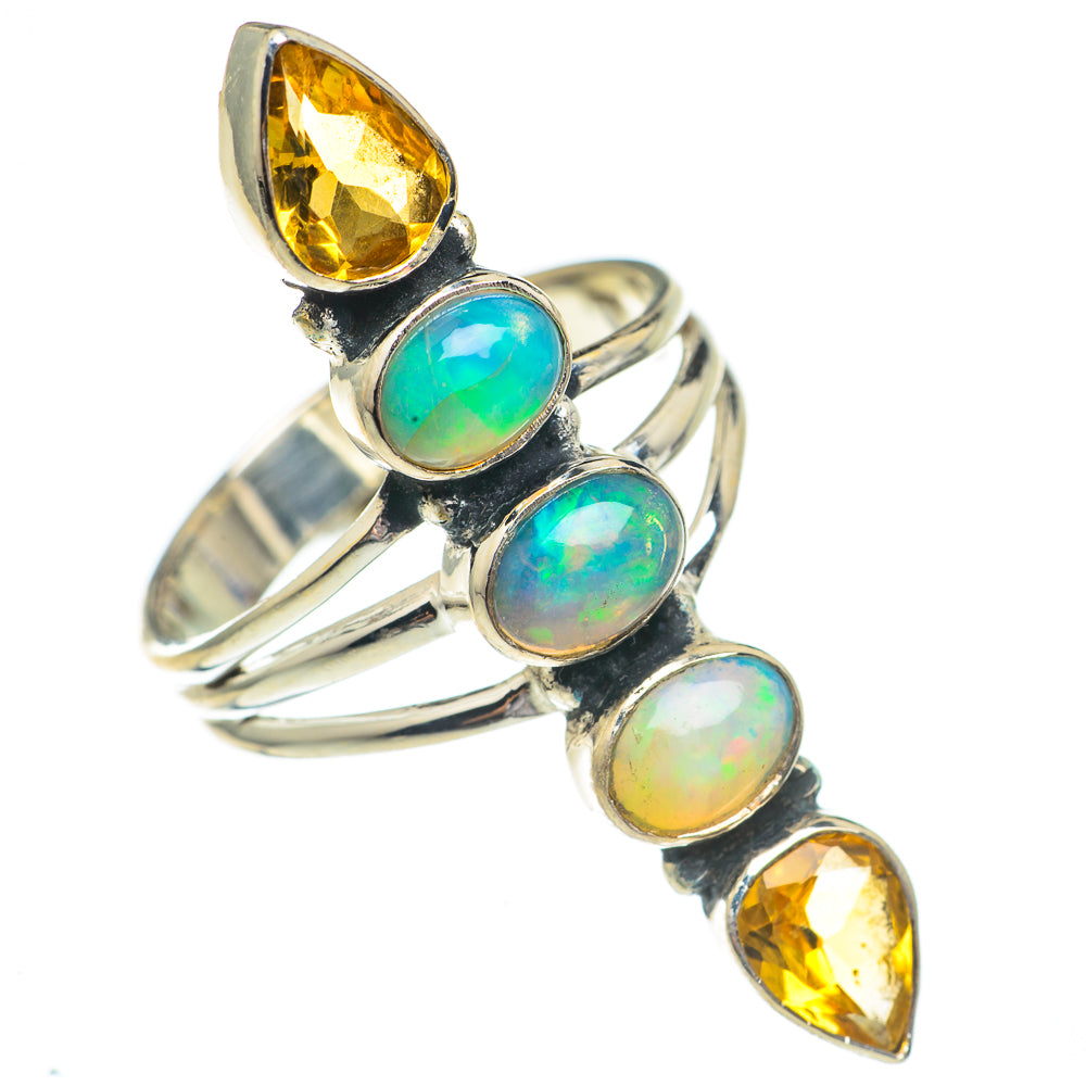 Ethiopian Opal Rings handcrafted by Anasilvercos - RING68956