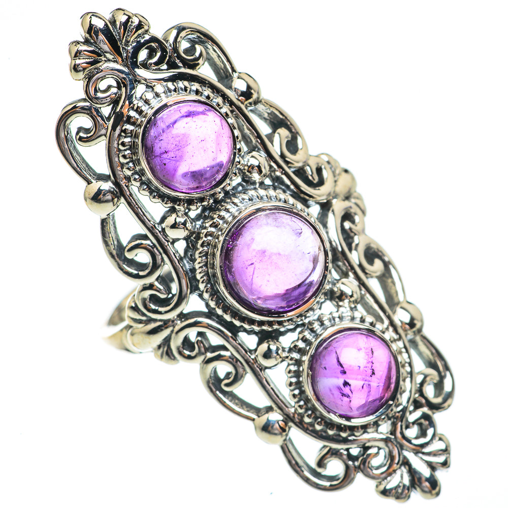 Amethyst Rings handcrafted by Anasilvercos - RING68973