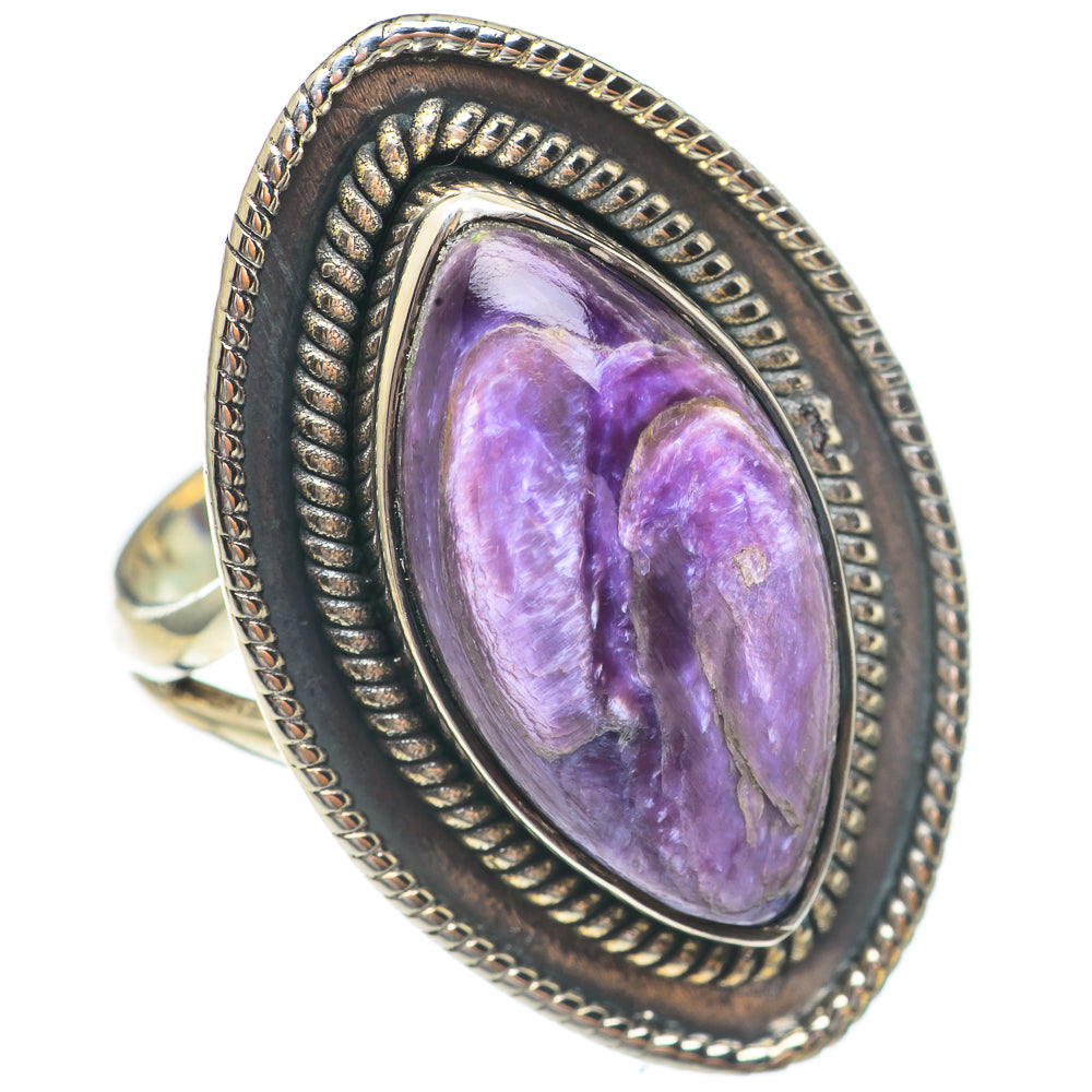 Charoite Rings handcrafted by Anasilvercos - RING68974