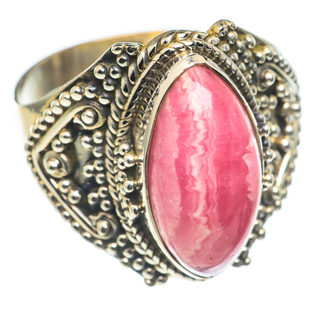 Rhodochrosite Rings handcrafted by Anasilvercos - RING68999
