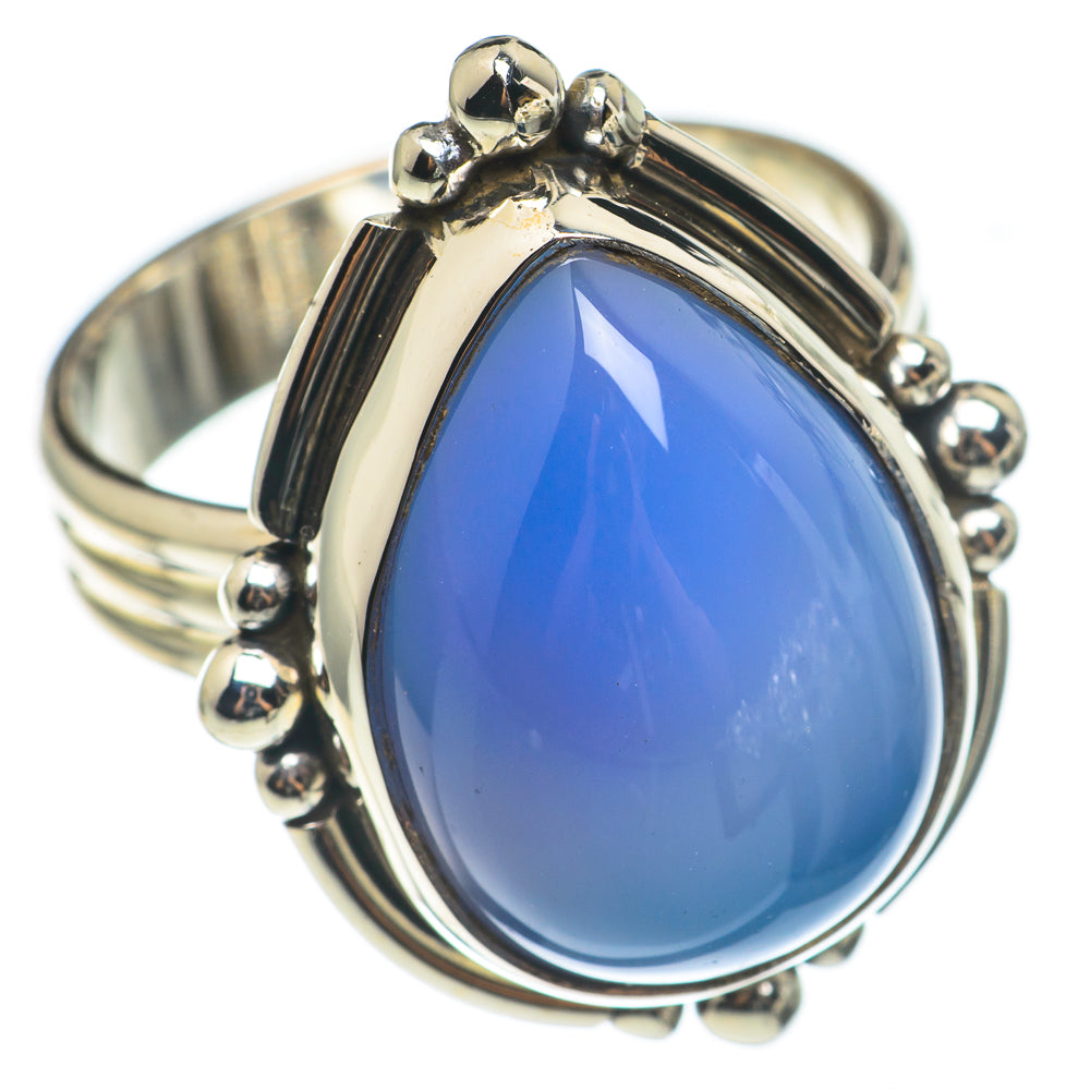 Chalcedony Rings handcrafted by Anasilvercos - RING69024