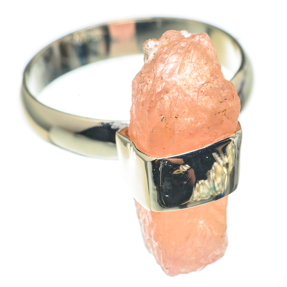 Rose Quartz Rings handcrafted by Anasilvercos - RING69038
