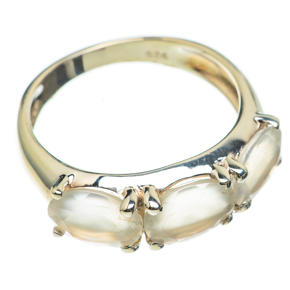 White Quartz Rings handcrafted by Anasilvercos - RING69040