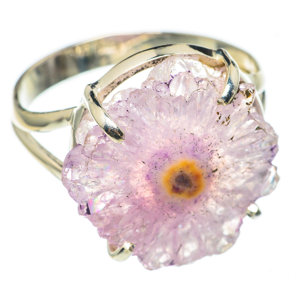 Amethyst Stalactite Rings handcrafted by Anasilvercos - RING69045