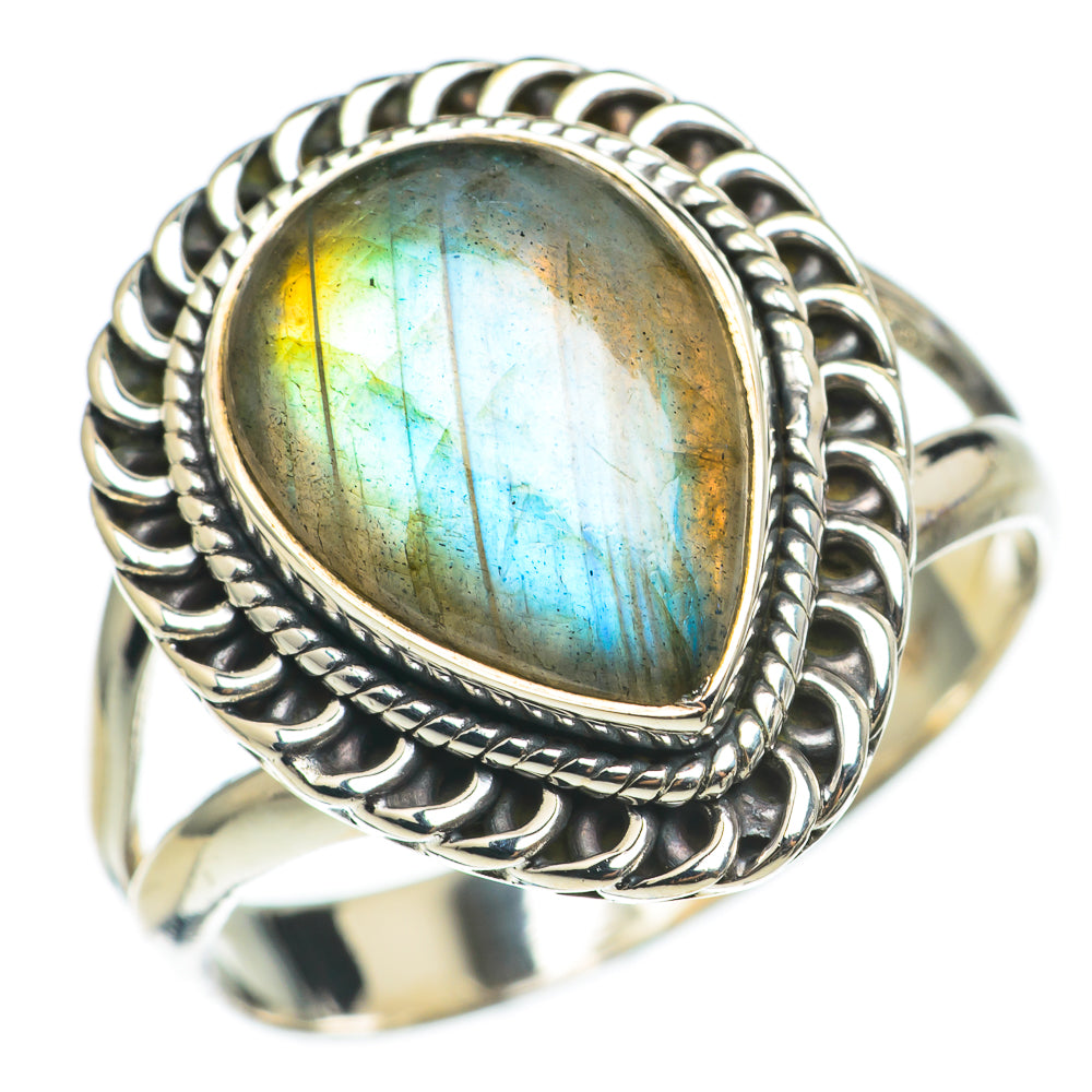 Labradorite Rings handcrafted by Anasilvercos - RING69063