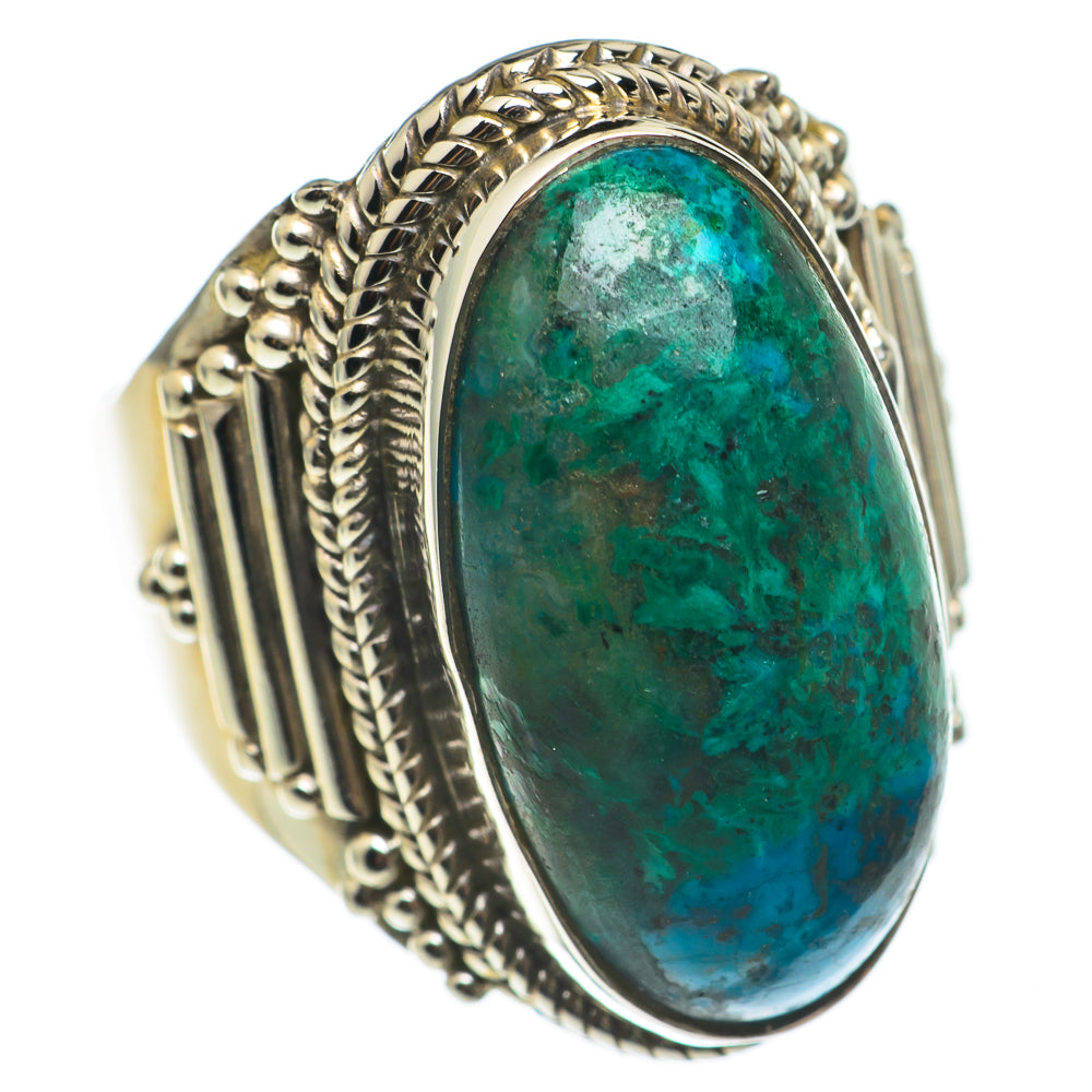 Chrysocolla Rings handcrafted by Anasilvercos - RING69066