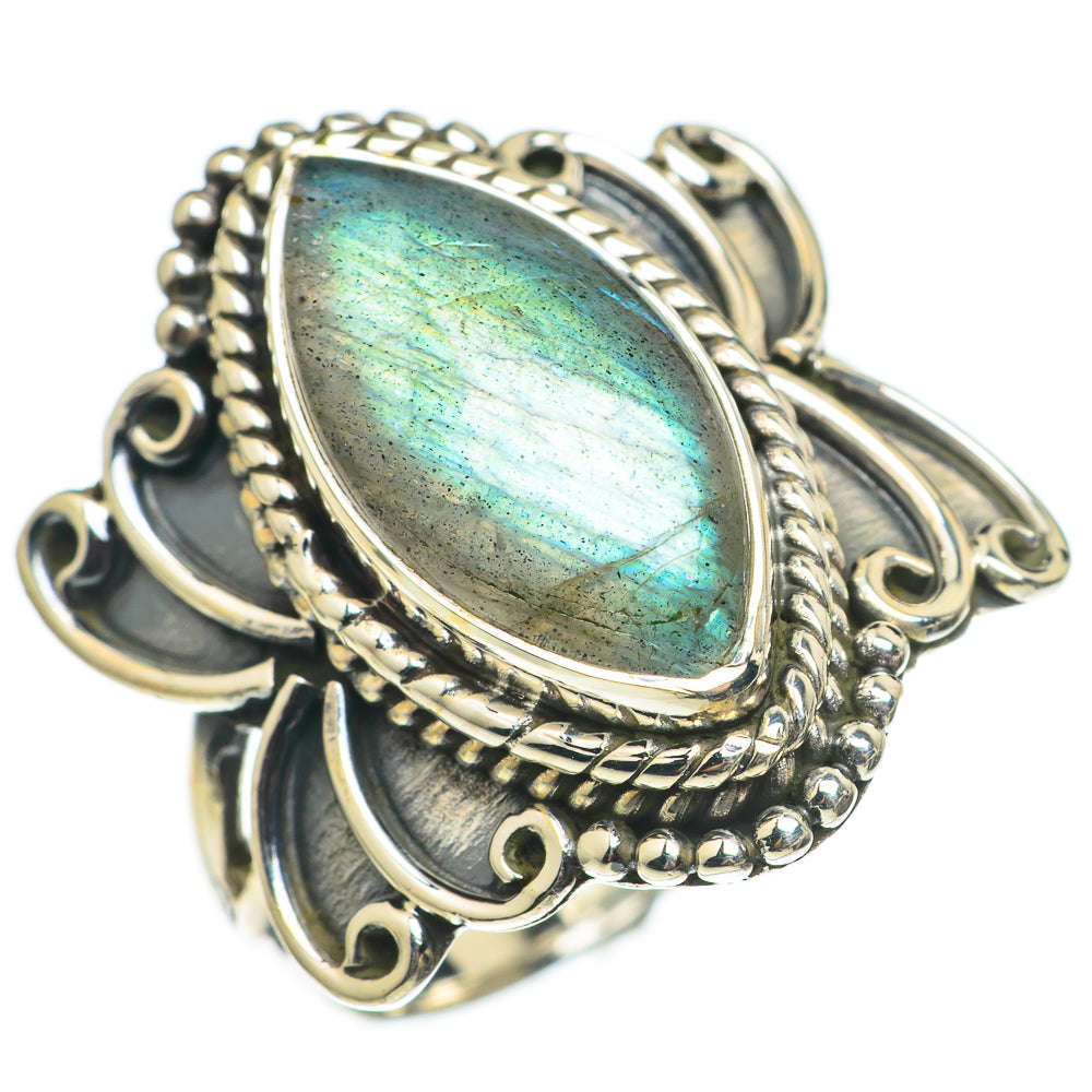 Labradorite Rings handcrafted by Anasilvercos - RING69067
