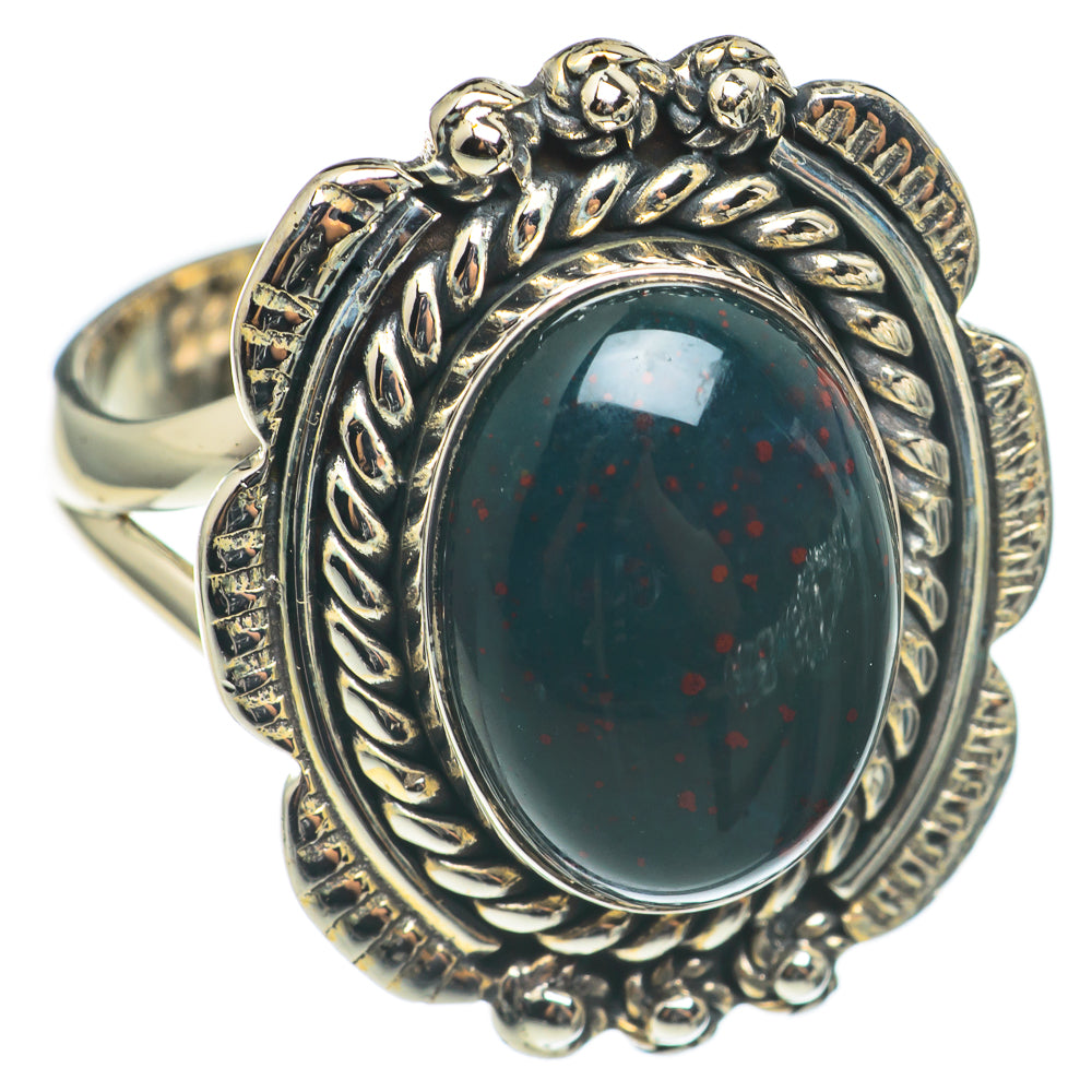 Bloodstone Rings handcrafted by Anasilvercos - RING69068