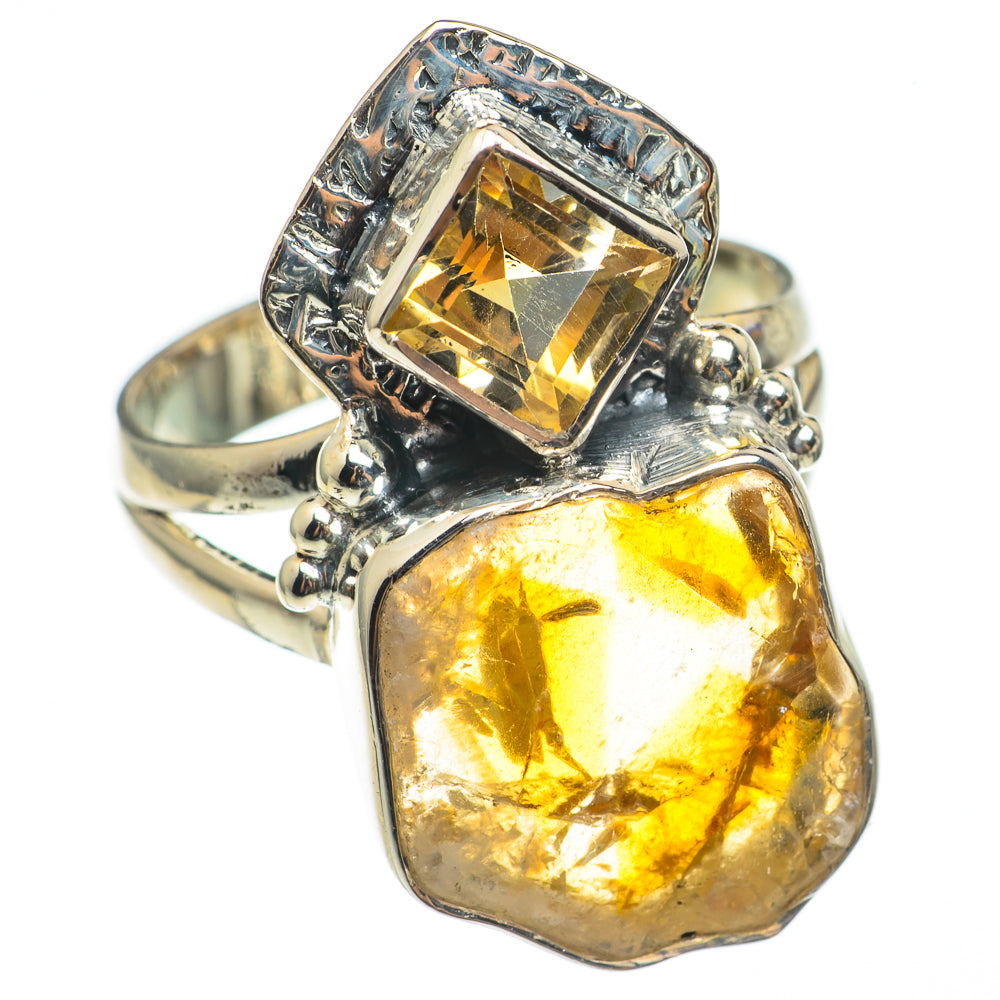 Citrine Rings handcrafted by Anasilvercos - RING69072