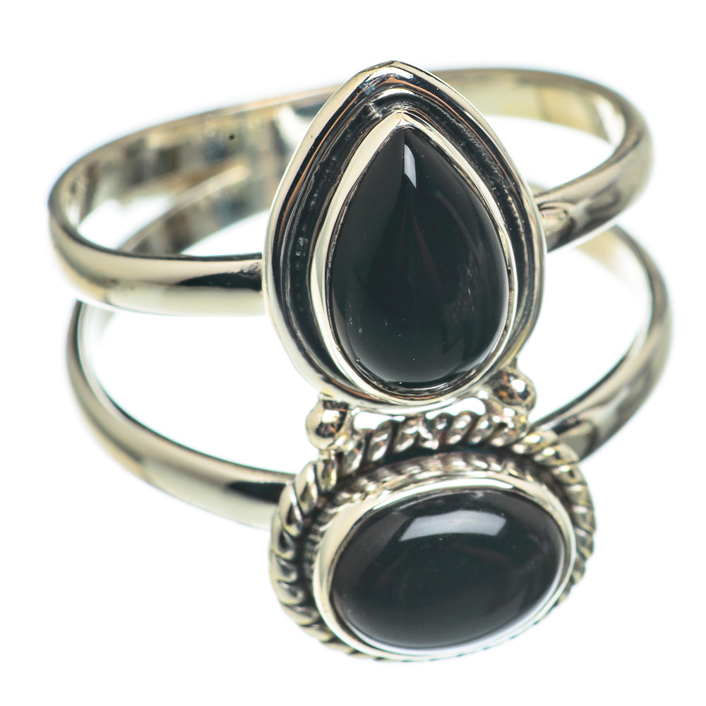 Black Onyx Rings handcrafted by Anasilvercos - RING69086