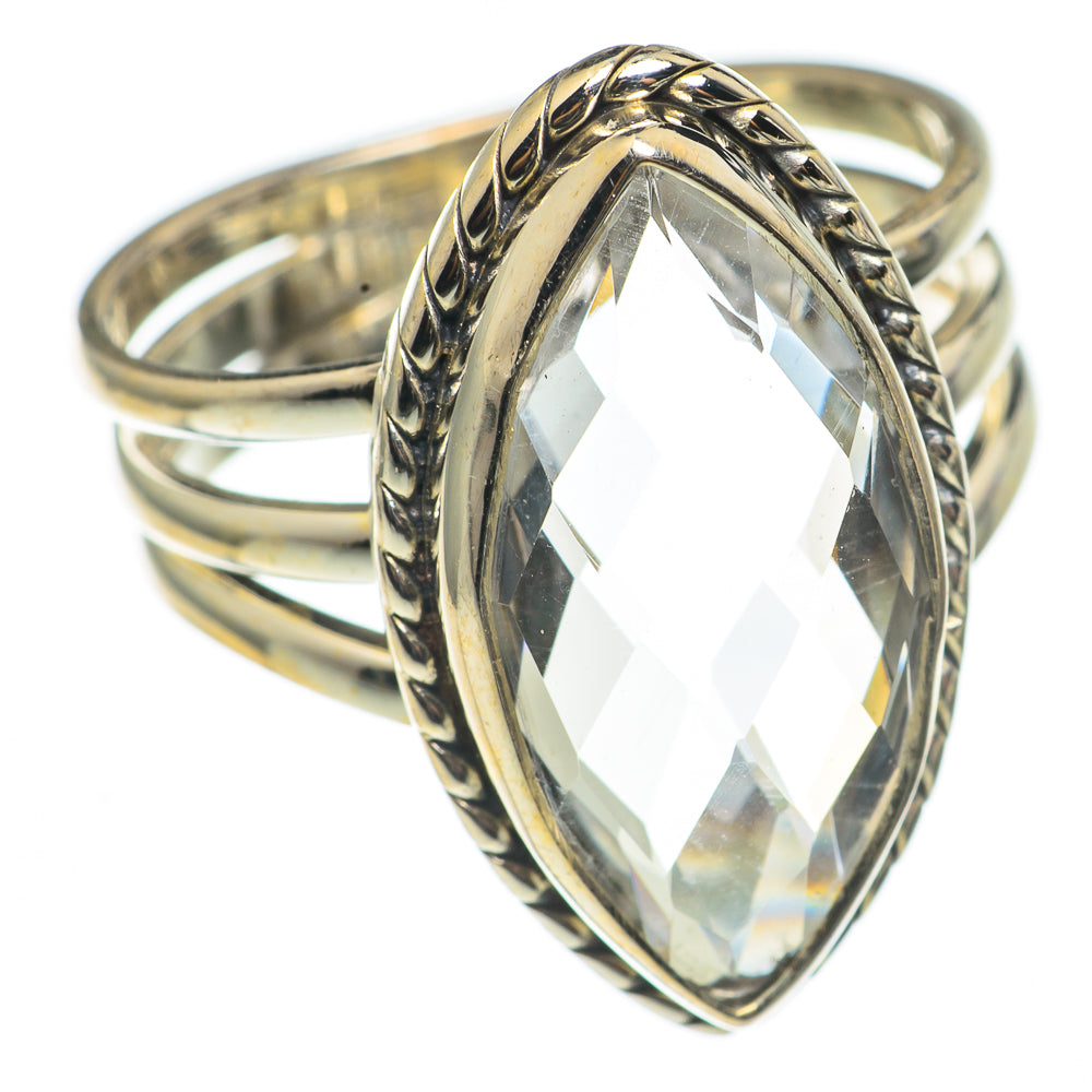 White Quartz Rings handcrafted by Anasilvercos - RING69093