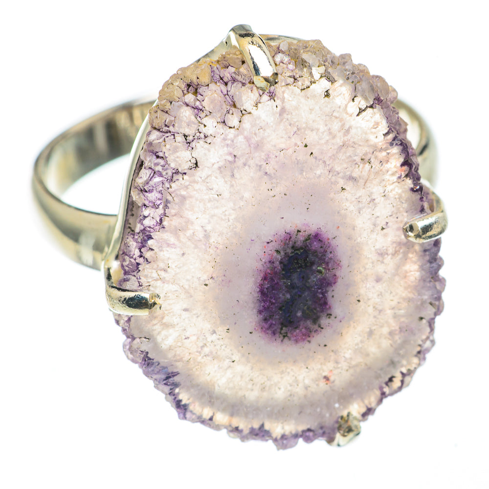 Amethyst Stalactite Rings handcrafted by Anasilvercos - RING69116