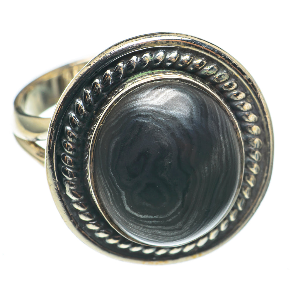 Psilomelane Rings handcrafted by Anasilvercos - RING69119