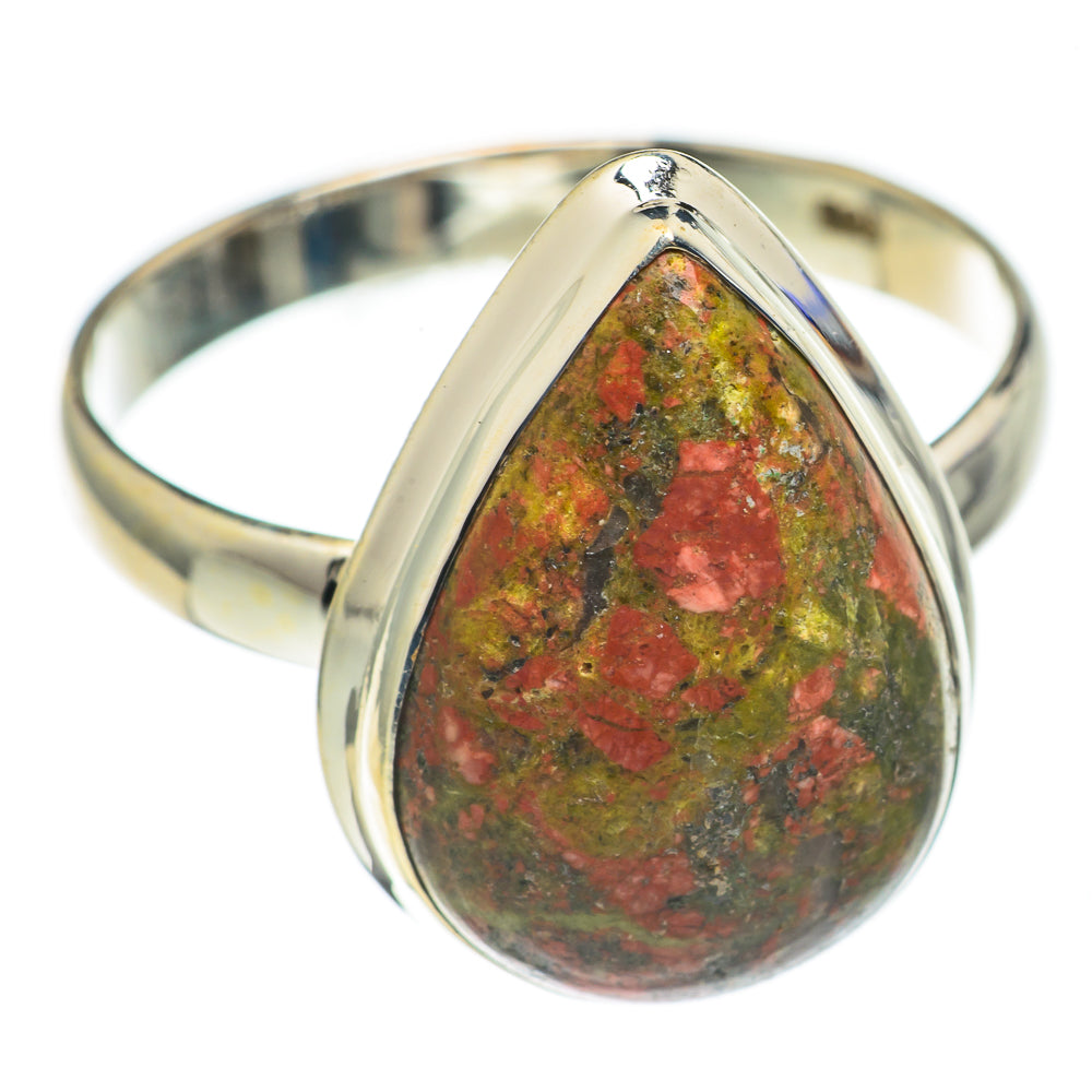 Unakite Rings handcrafted by Anasilvercos - RING69127