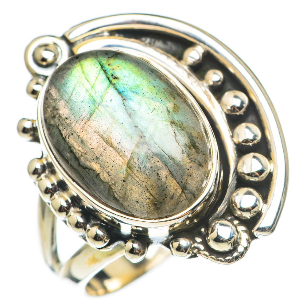 Labradorite Rings handcrafted by Anasilvercos - RING69134