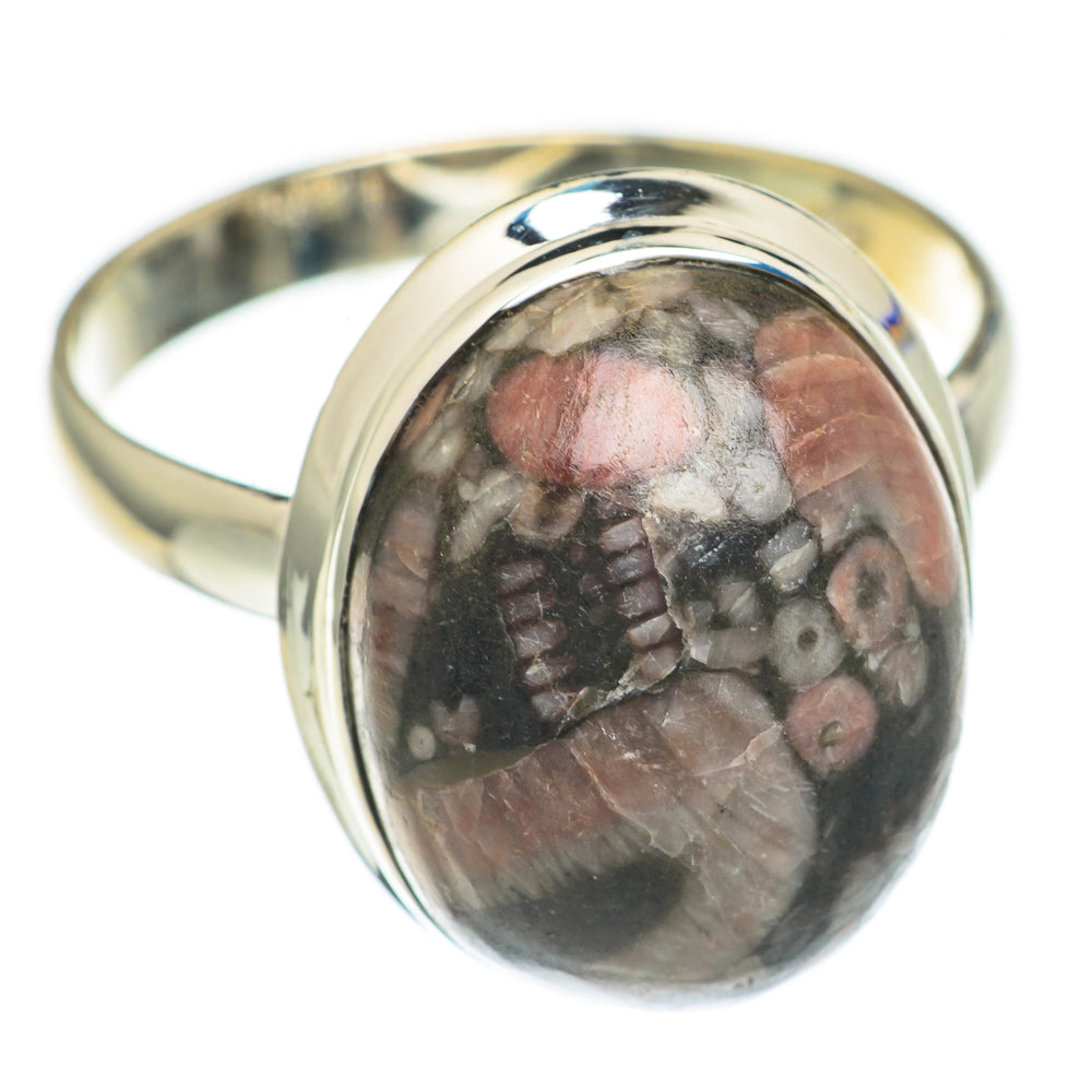 Crinoid Fossil Rings handcrafted by Anasilvercos - RING69140