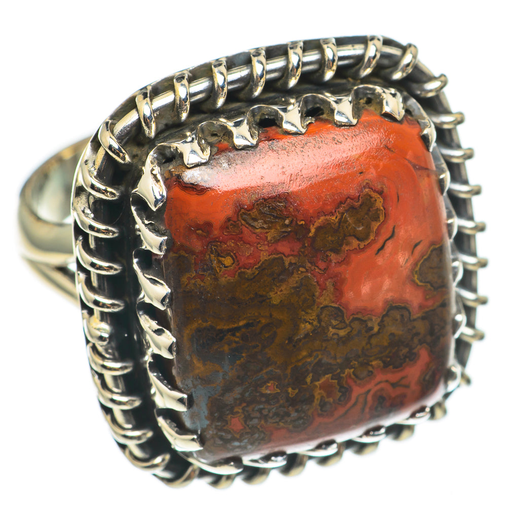 Mahogany Obsidian Rings handcrafted by Anasilvercos - RING69142