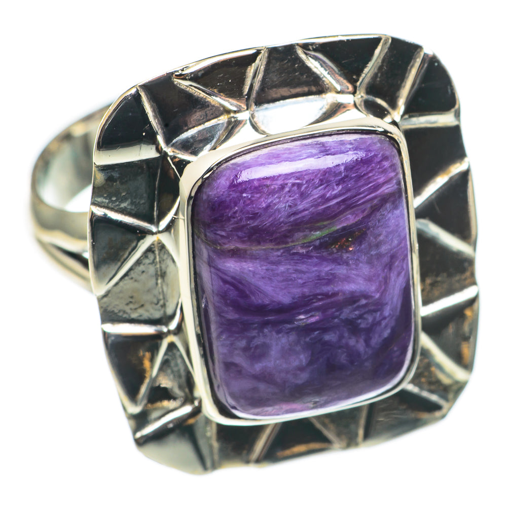 Charoite Rings handcrafted by Anasilvercos - RING69150