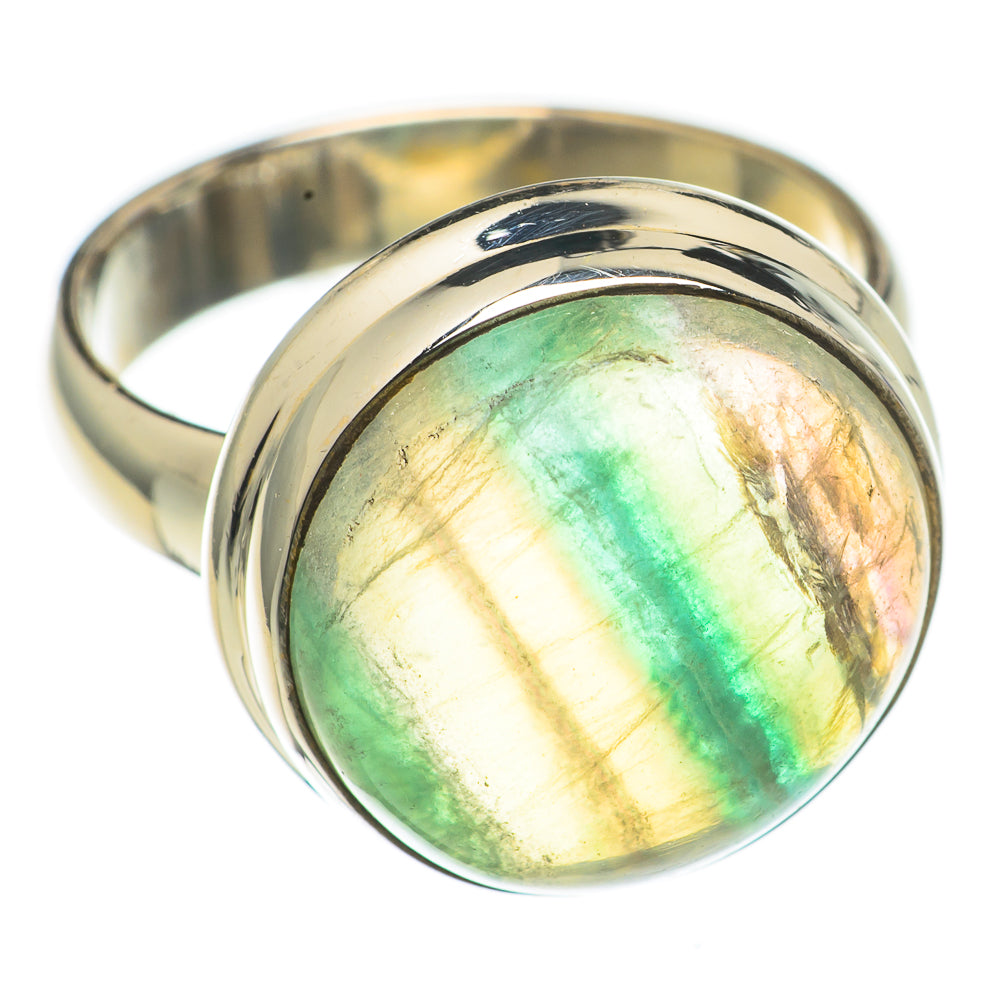 Green Fluorite Rings handcrafted by Anasilvercos - RING69162