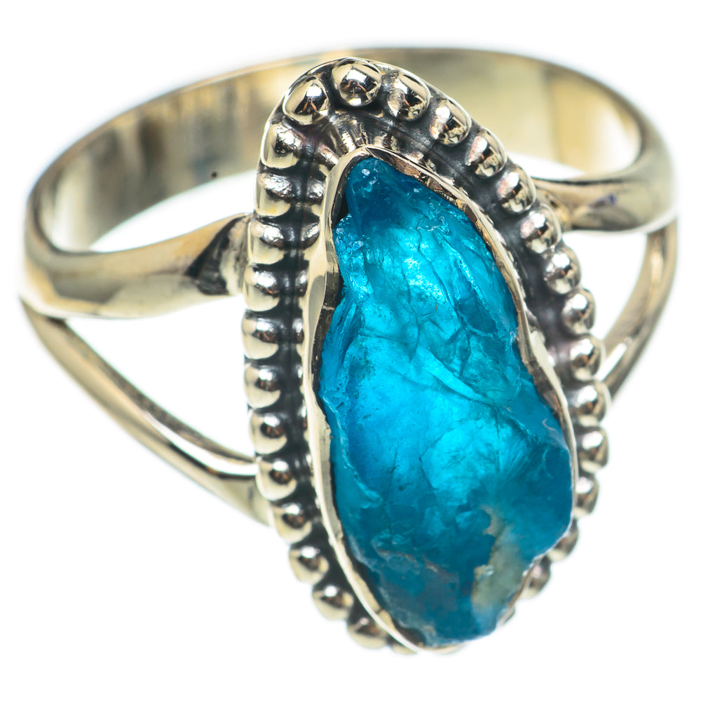 Blue Fluorite Rings handcrafted by Anasilvercos - RING69169