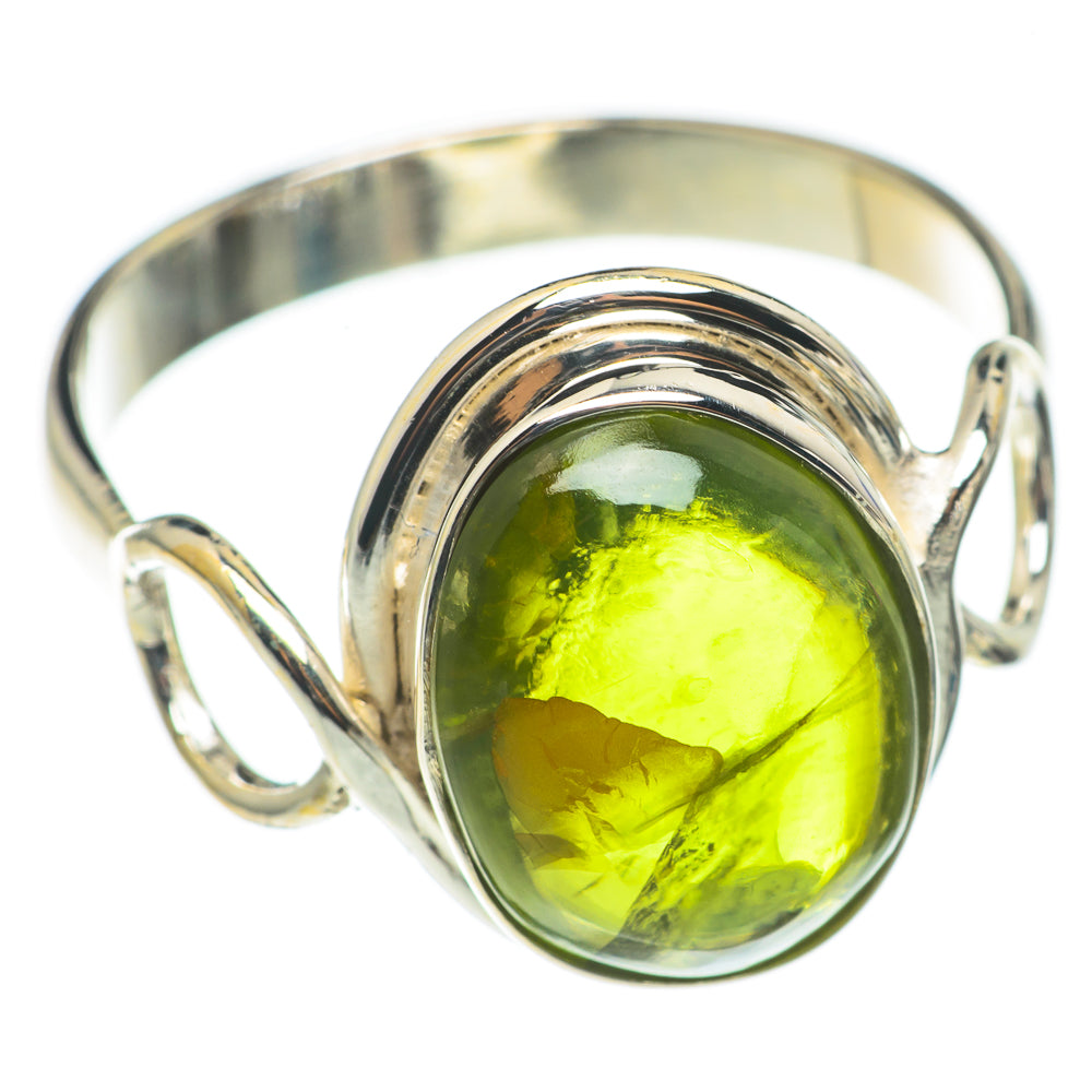 Green Tourmaline Rings handcrafted by Anasilvercos - RING69170