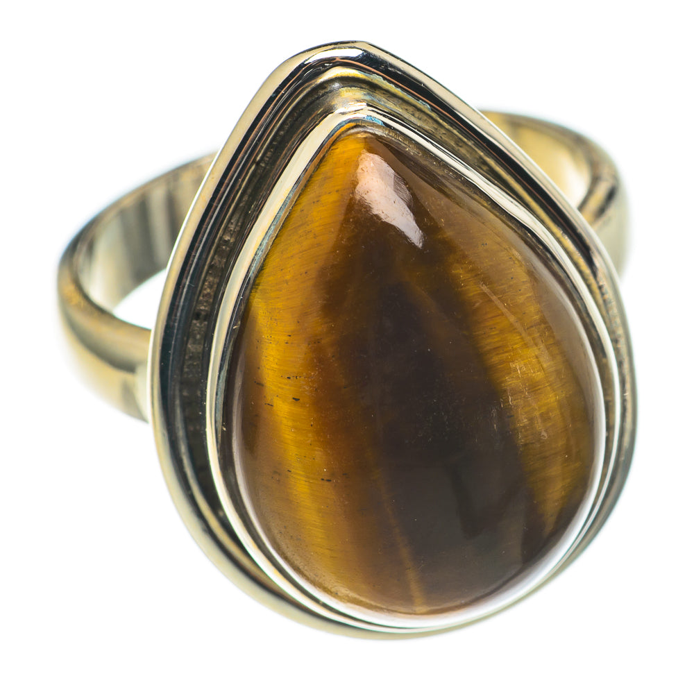 Tiger Eye Rings handcrafted by Anasilvercos - RING69178