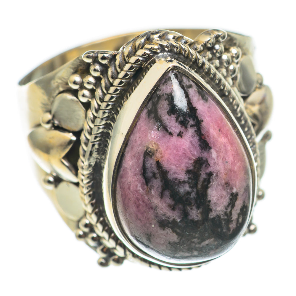 Rhodonite Rings handcrafted by Anasilvercos - RING69182