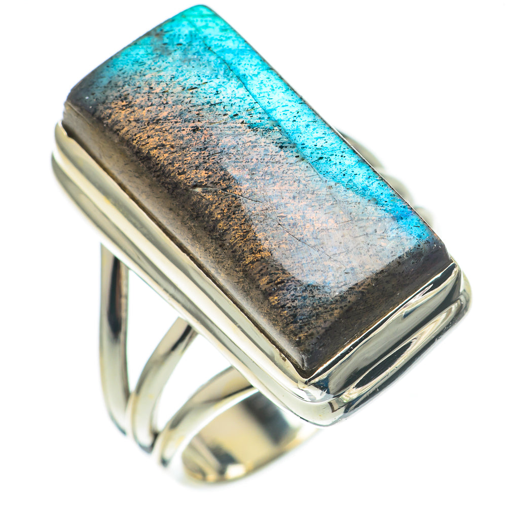 Labradorite Rings handcrafted by Anasilvercos - RING69197