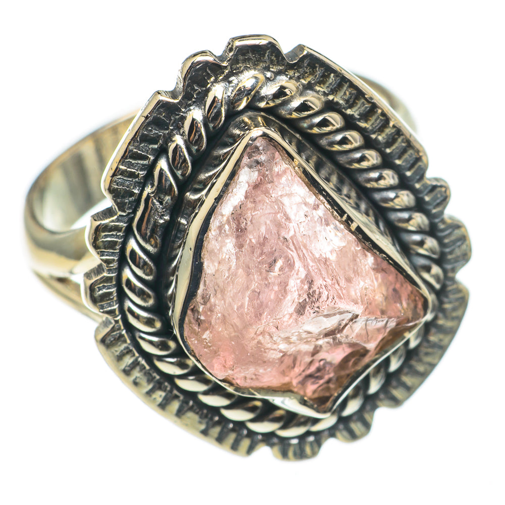Rose Quartz Rings handcrafted by Anasilvercos - RING69213