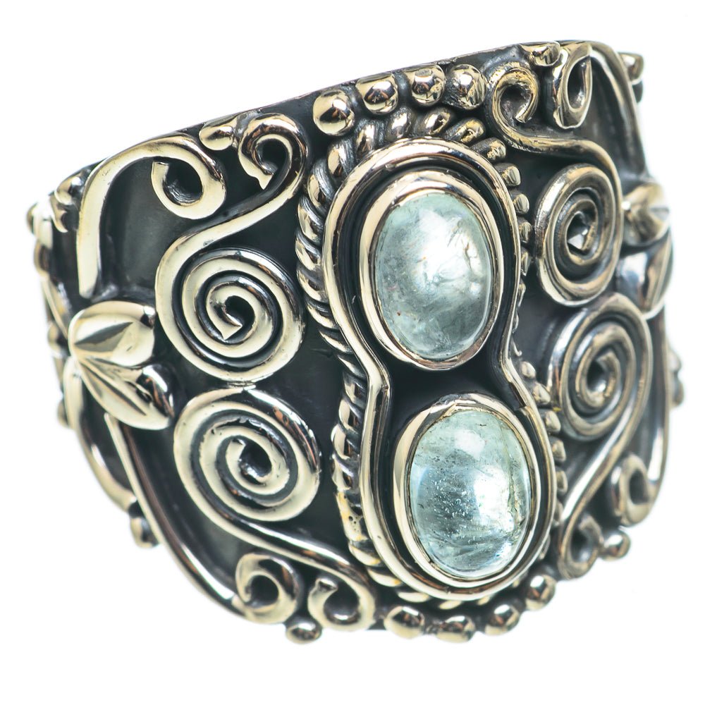 Aquamarine Rings handcrafted by Anasilvercos - RING69228