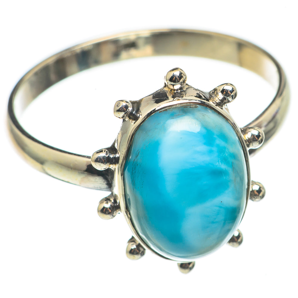 Larimar Rings handcrafted by Anasilvercos - RING69229