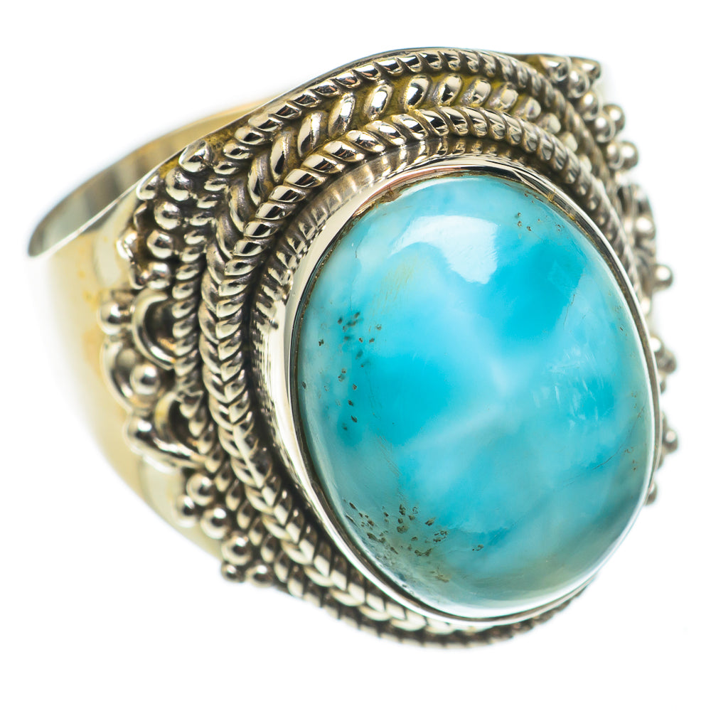 Larimar Rings handcrafted by Anasilvercos - RING69231