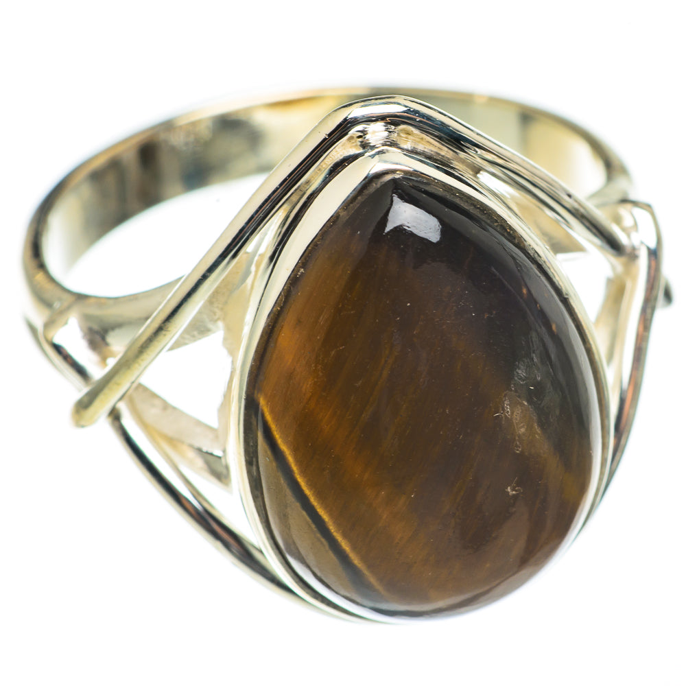 Tiger Eye Rings handcrafted by Anasilvercos - RING69238