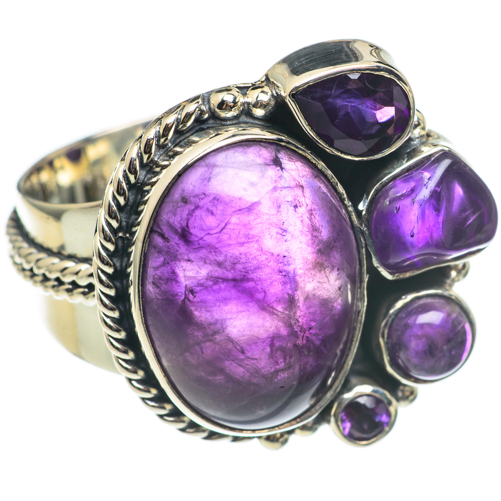 Amethyst Rings handcrafted by Anasilvercos - RING69249