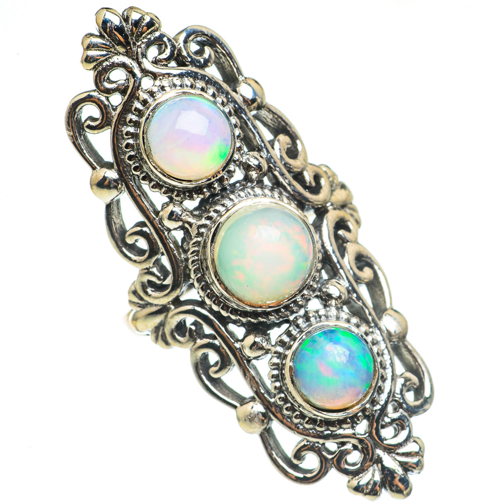 Ethiopian Opal Rings handcrafted by Anasilvercos - RING69260