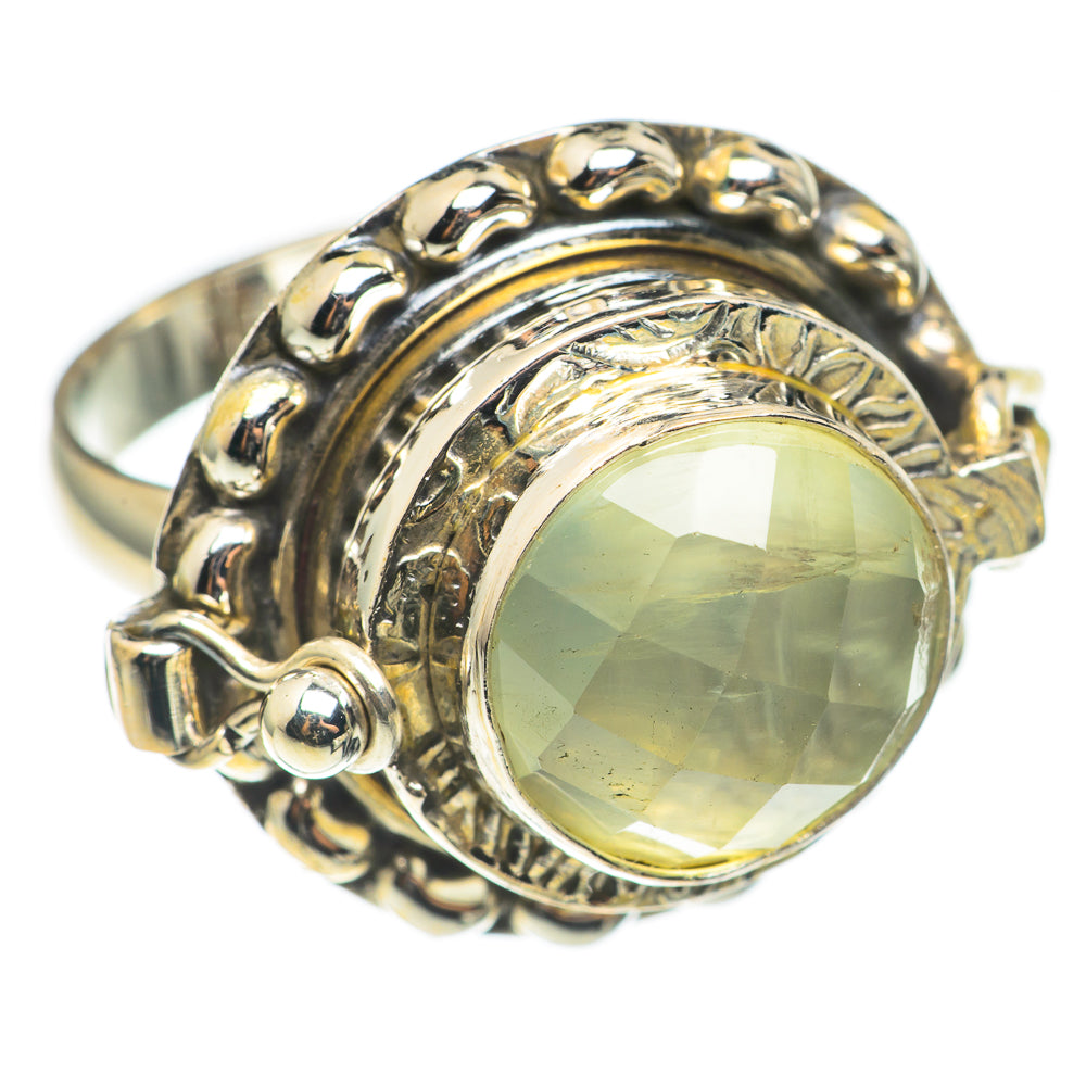 Prehnite Rings handcrafted by Anasilvercos - RING69269