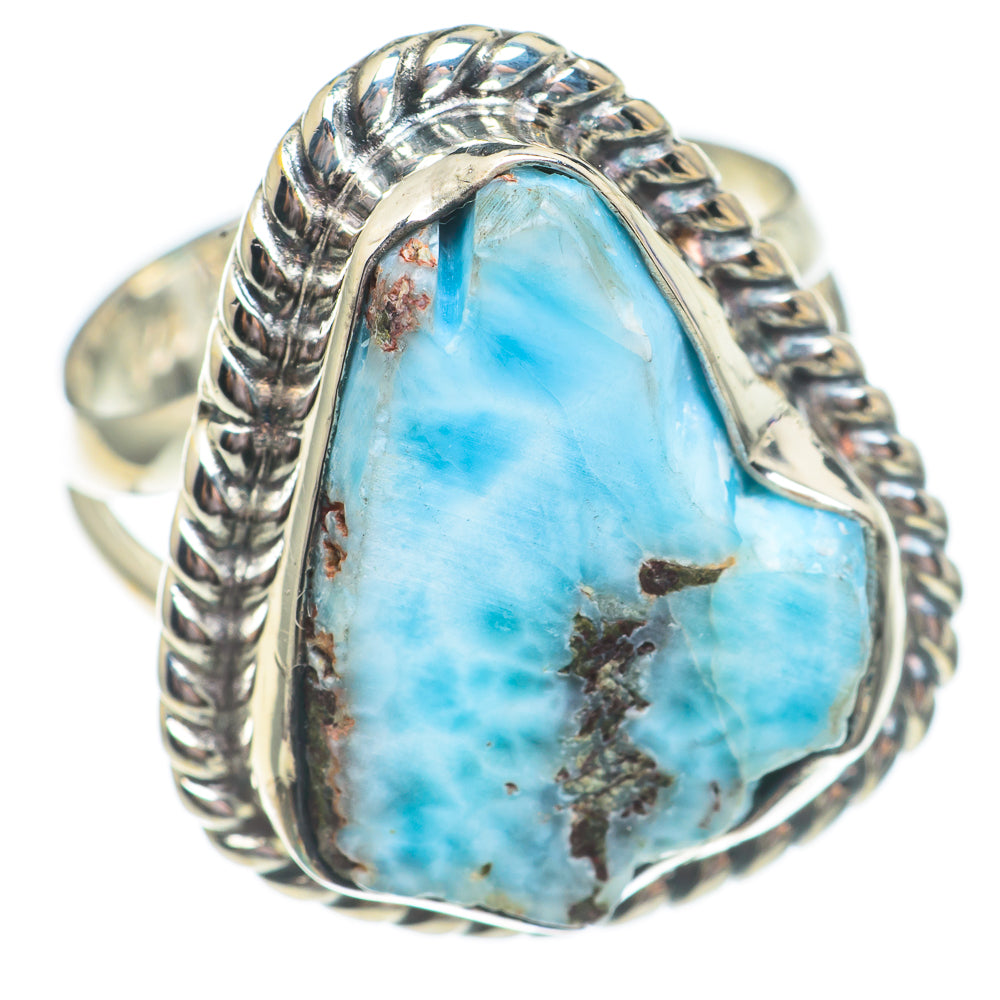 Larimar Rings handcrafted by Anasilvercos - RING69298