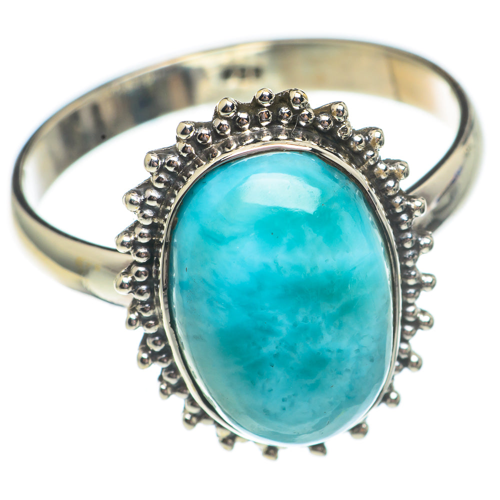 Larimar Rings handcrafted by Anasilvercos - RING69303
