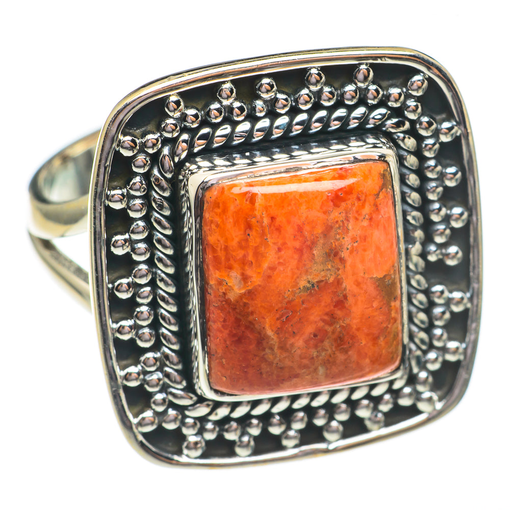 Sponge Coral Rings handcrafted by Anasilvercos - RING69314