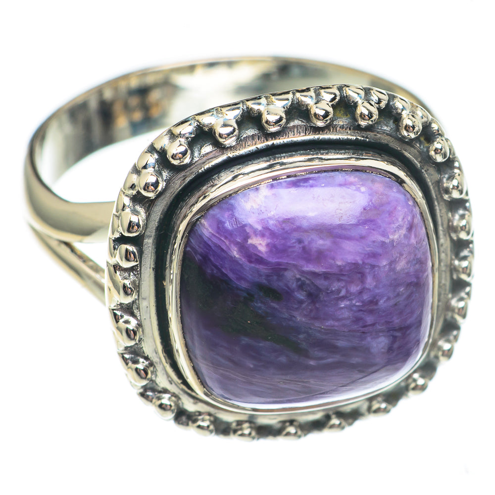 Charoite Rings handcrafted by Anasilvercos - RING69322