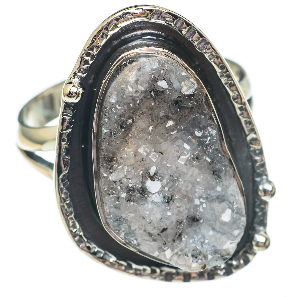 Desert Druzy Rings handcrafted by Anasilvercos - RING69330