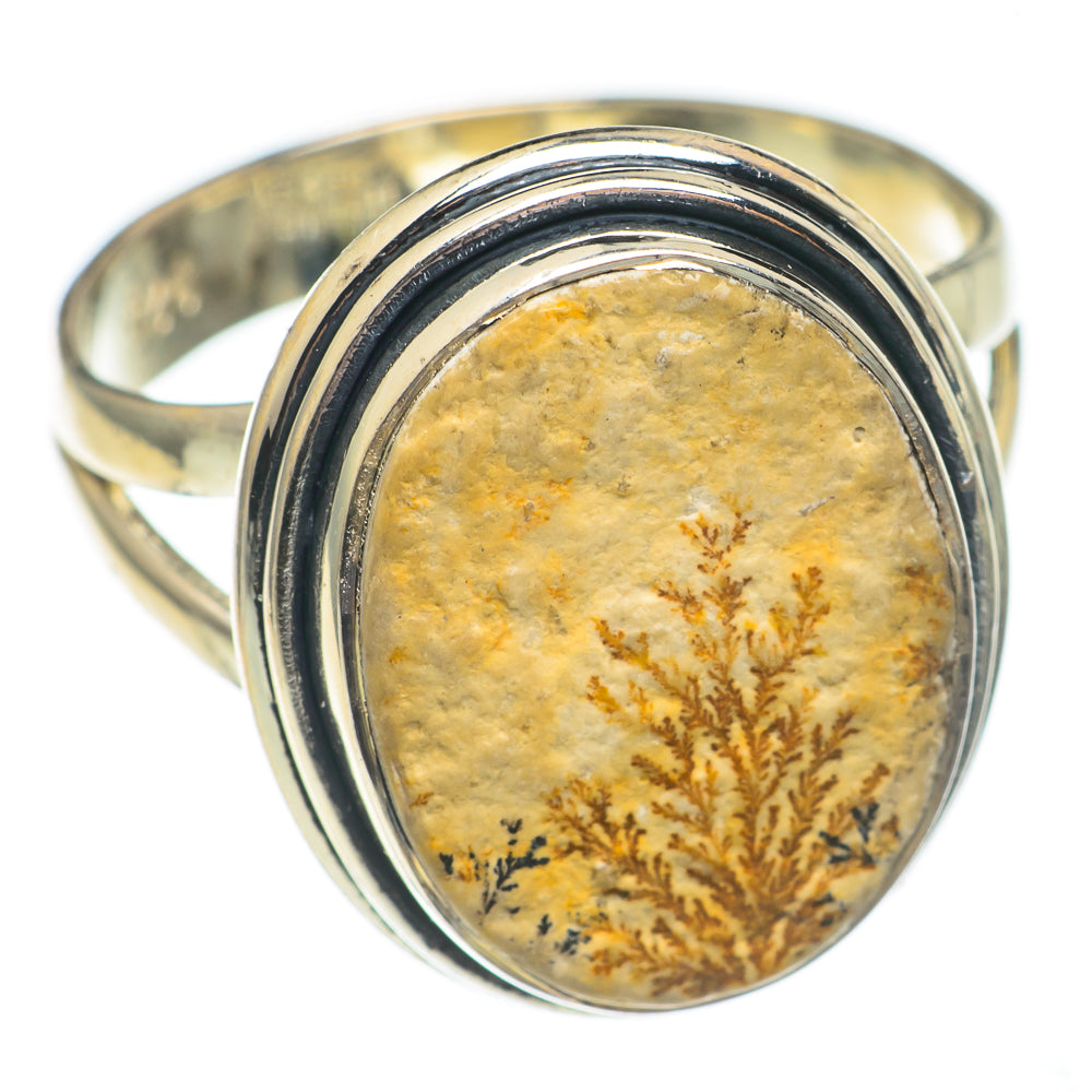 Germany Psilomelane Dendrite Rings handcrafted by Anasilvercos - RING69347