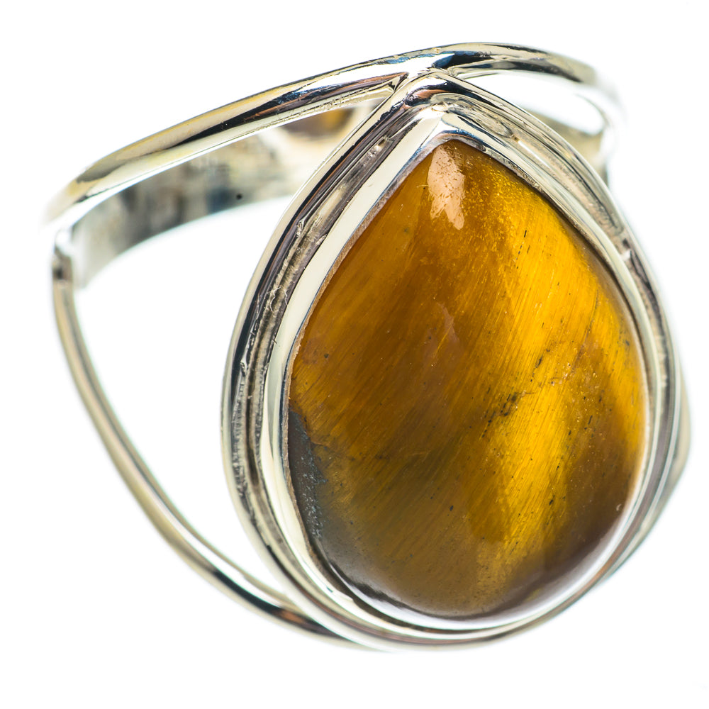 Tiger Eye Rings handcrafted by Anasilvercos - RING69351