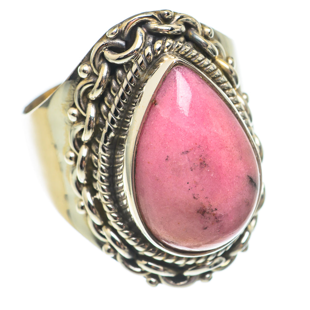 Rhodonite Rings handcrafted by Anasilvercos - RING69356