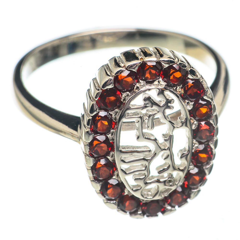 Garnet Rings handcrafted by Anasilvercos - RING69358