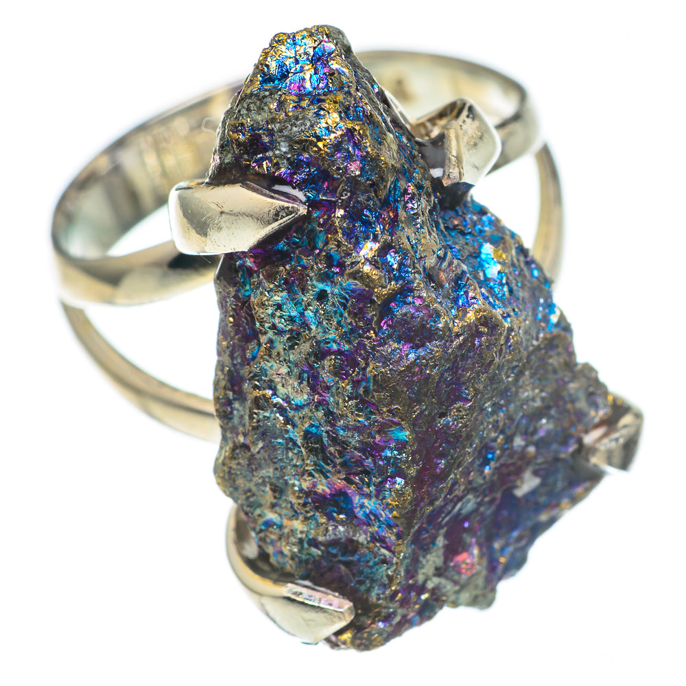 Titanium Sunshine Druzy Rings handcrafted by Anasilvercos - RING69376