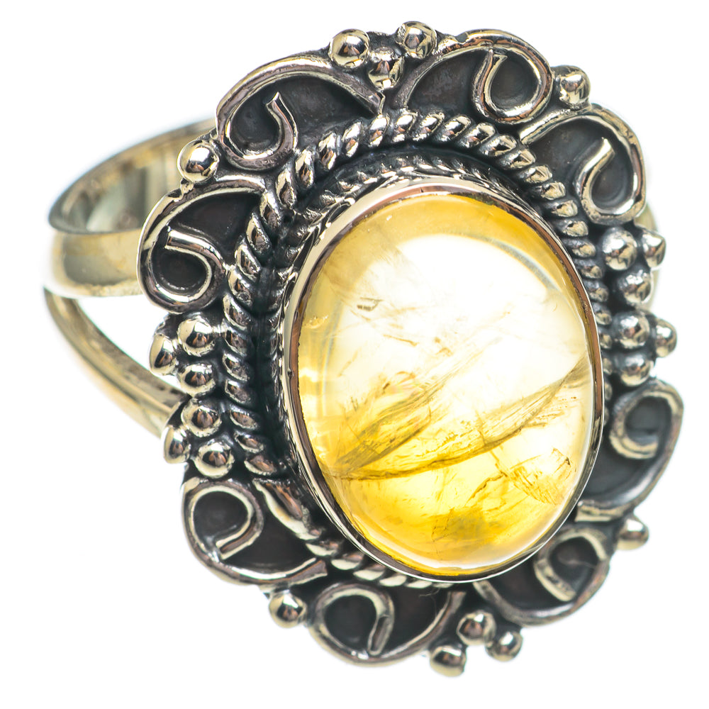 Citrine Rings handcrafted by Anasilvercos - RING69391